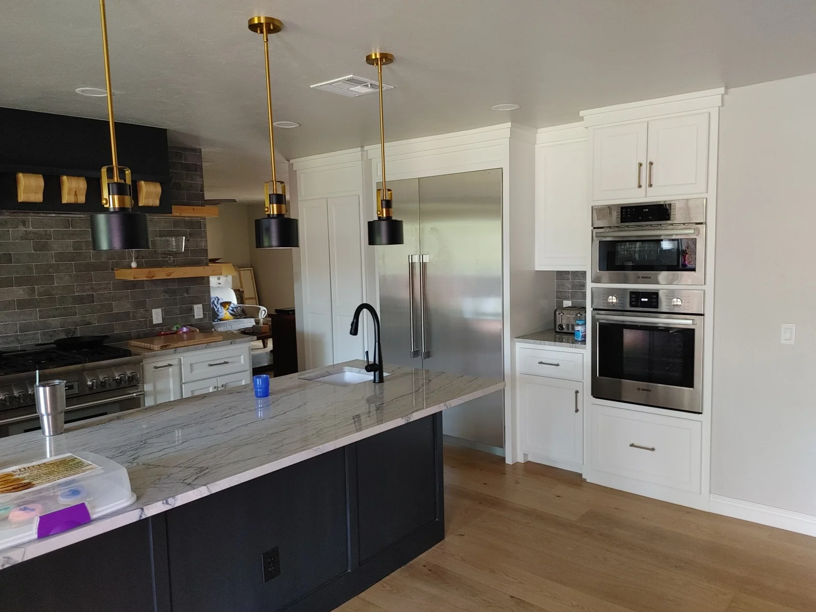 Contemporary Kitchen Remodel with Island